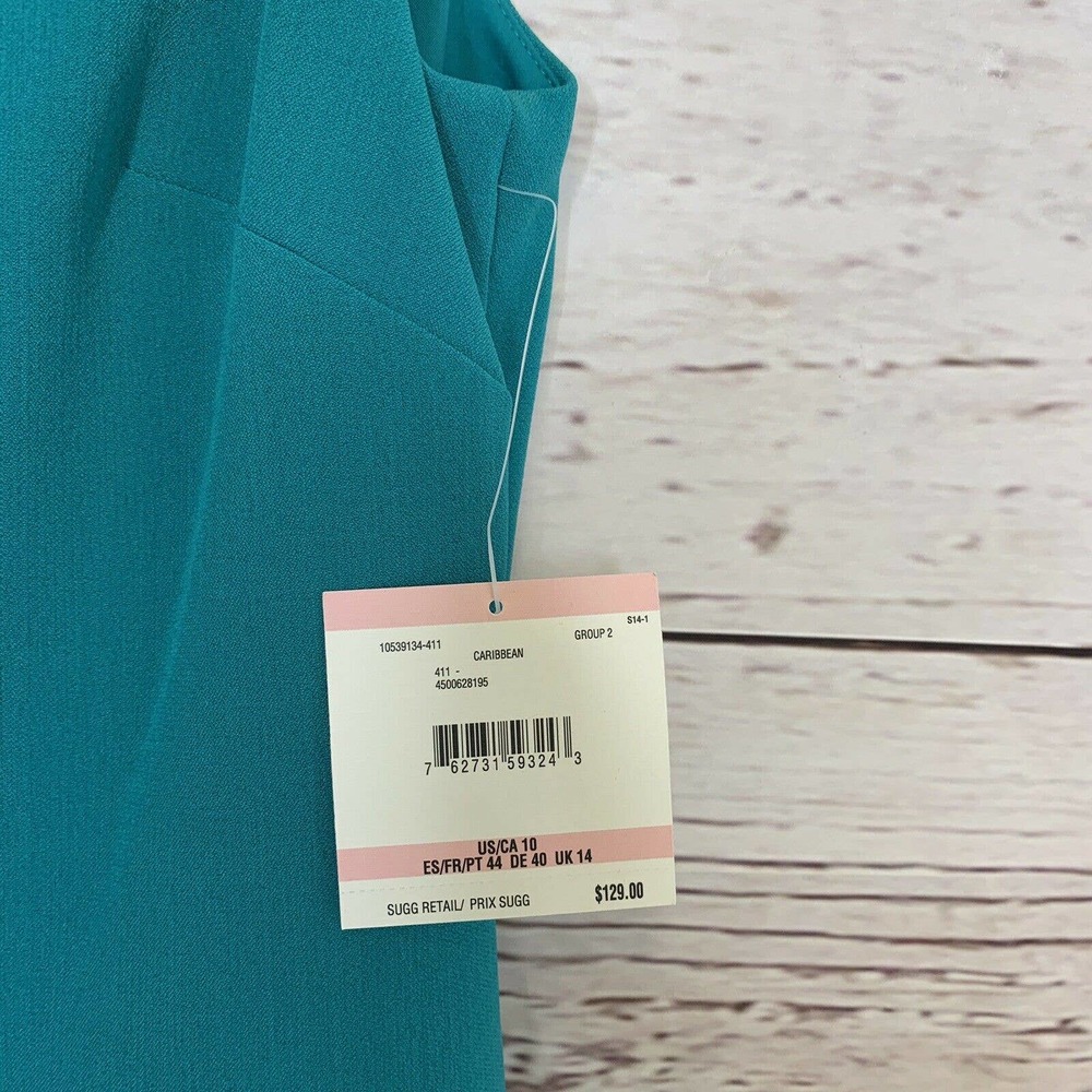 Anne Klein Sheath Dress Sleeveless Stud Details - Picture 6 of 11